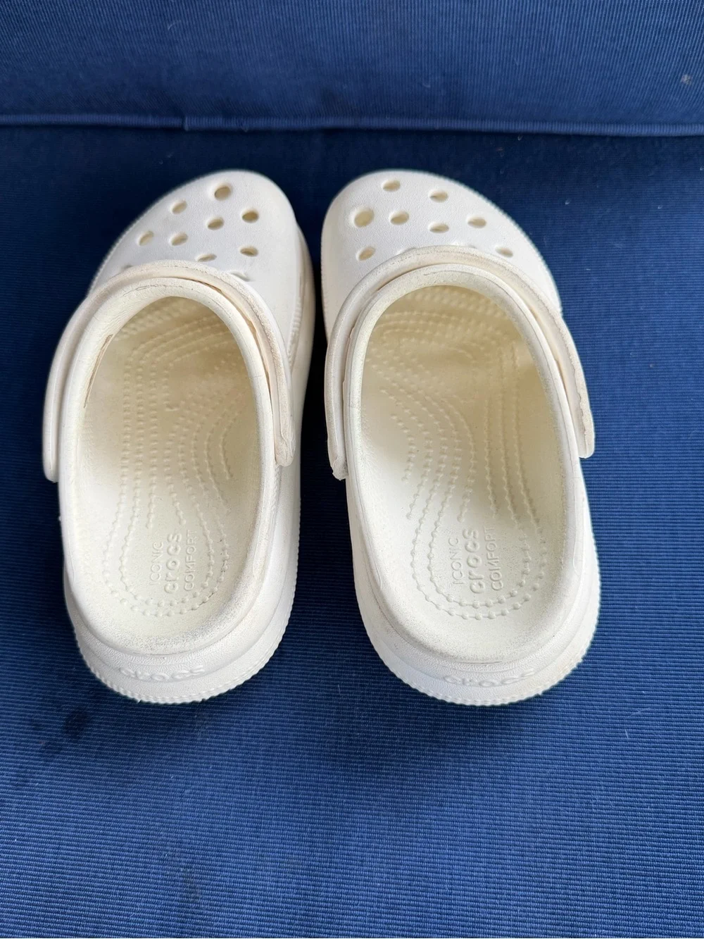 CROCS Kids Classic Clogs in White
